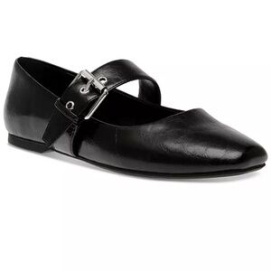 Dolce Vita Black Buckle Flats